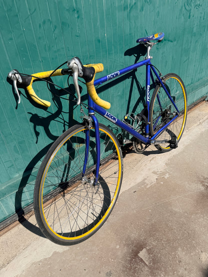Vélo de Course Vintage LOOK – Bleu/Jaune – Occasion excellent État