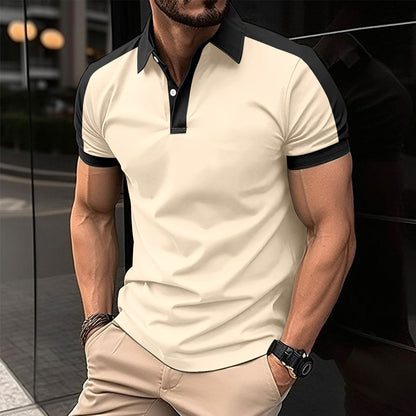 Polo décontractés d'été à manches courtes pour hommes plusieurs couleurs disponibles