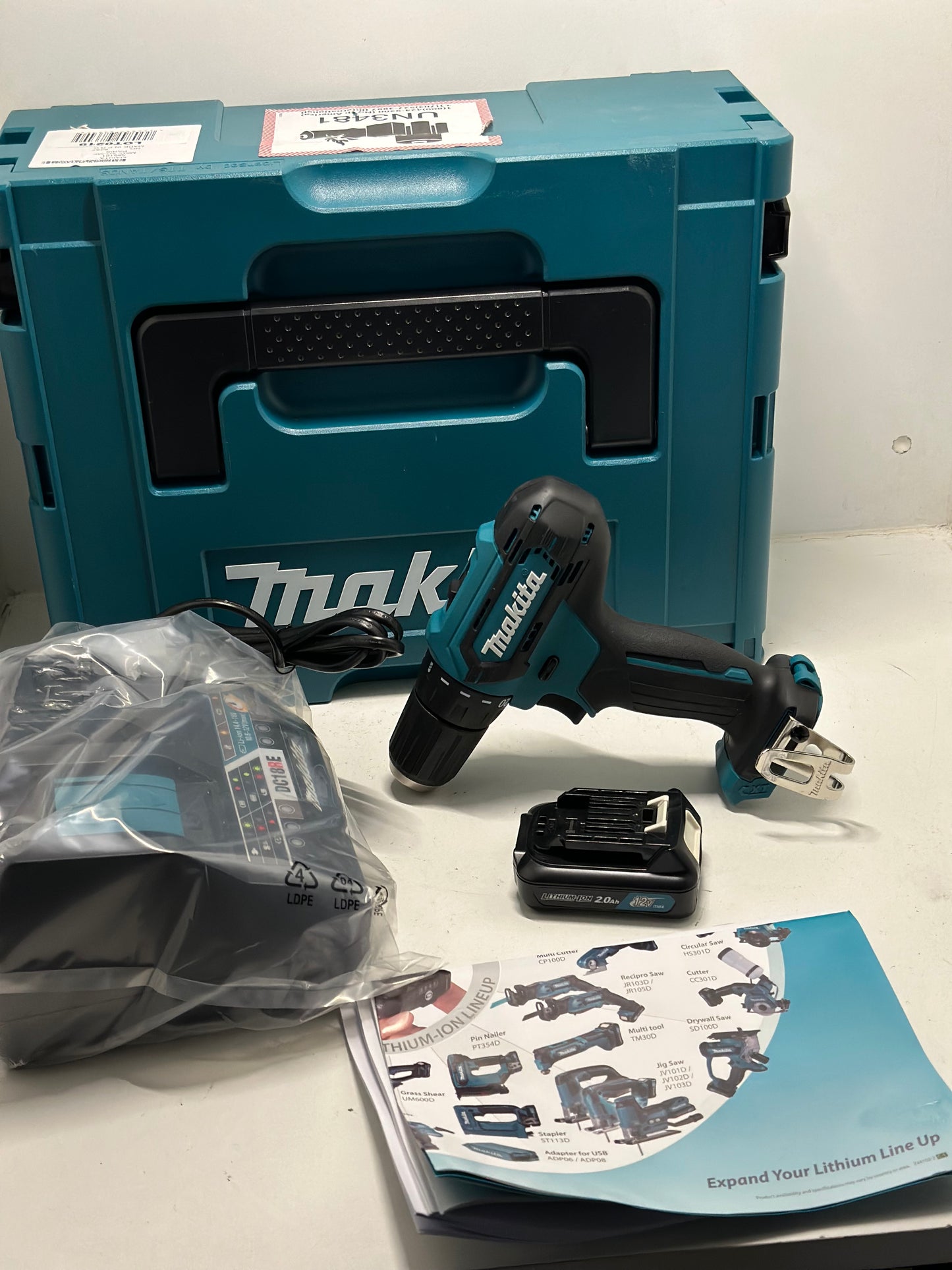 Perceuse 12V CXT Li-Ion Ø10 mm (1x2,0 Ah) dans le coffret - MAKITA DF333DWAE