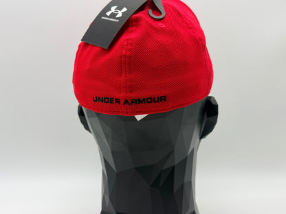 Casquette - Under Armour - Blitzing 3.0 - Rouge - Visière recourbée - Tissu UA Microthread
