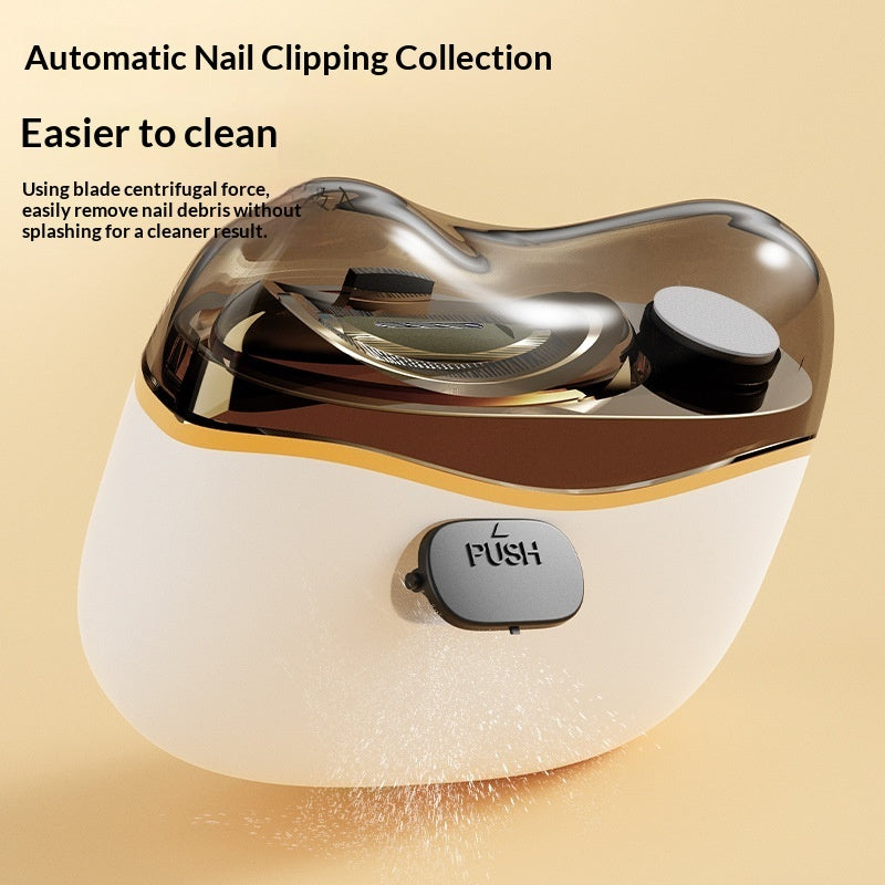 Coupe-Ongles Électrique "Safe-Trim" – Rechargeable, Silencieux & Anti-Pincement
