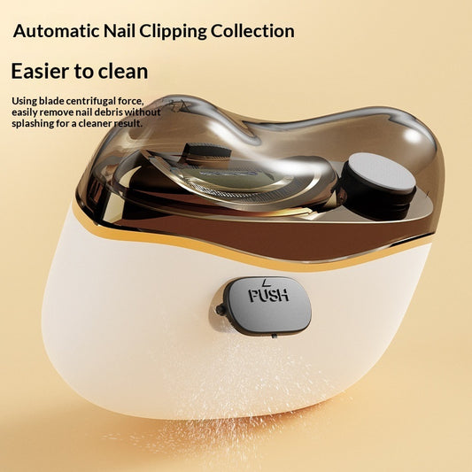 Coupe-Ongles Électrique "Safe-Trim" – Rechargeable, Silencieux & Anti-Pincement