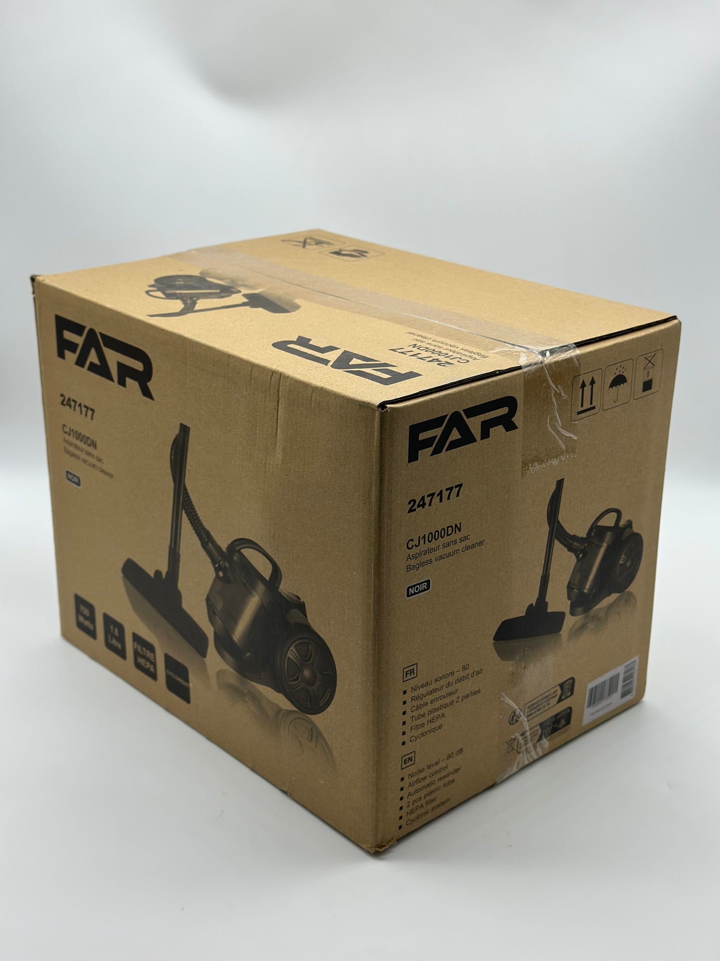 FAR Aspirateur traîneau sans sac CJ1000DN