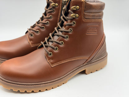Bottes à lacets marron