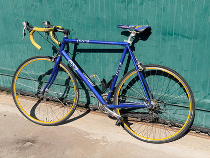 Vélo de Course Vintage LOOK – Bleu/Jaune – Occasion excellent État