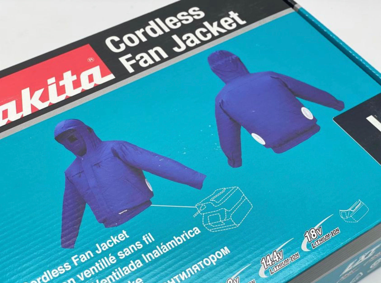 Blouson ventilé MAKITA Li-Ion 18v TAILLE L (Machine Nue)