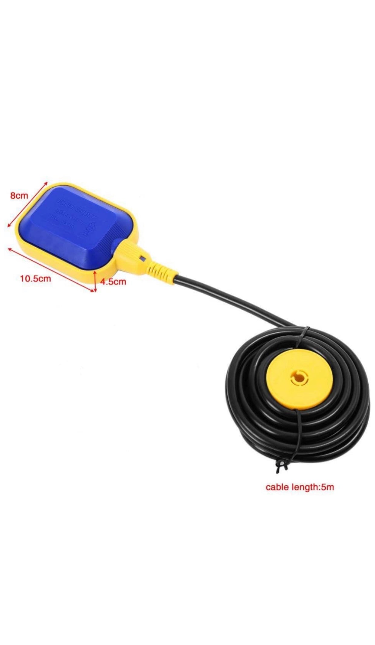 Régulateur du Niveau de l'eau de l'interrupteur à Flotteur câbles 5 m pour Pompe réservoir