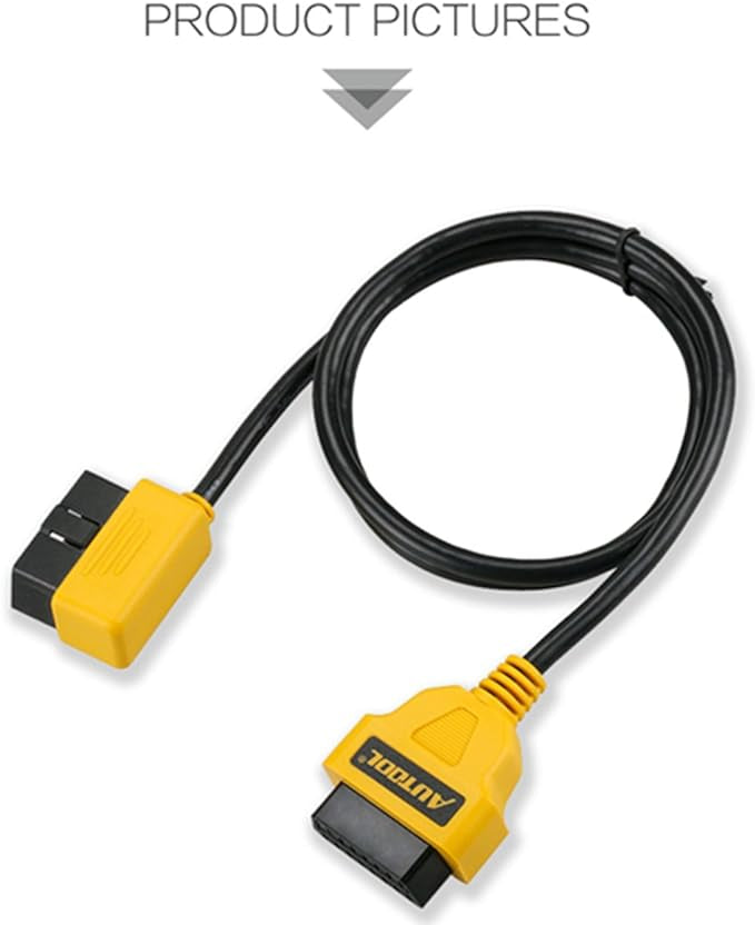 Câble d’extension OBD2 automobile mâle vers femelle neuf