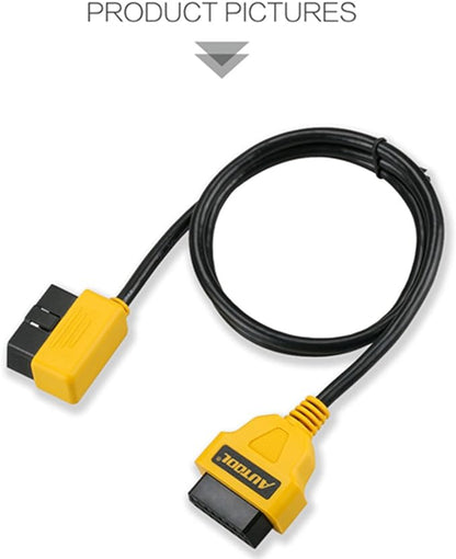 Câble d’extension OBD2 automobile mâle vers femelle neuf