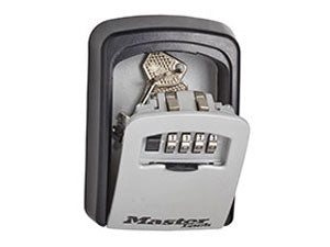 Boite a clef sécurisée, Fixation murale, Extérieur, 11.9 x 8.5 x 3.6 cm, Gris/Noir neuve