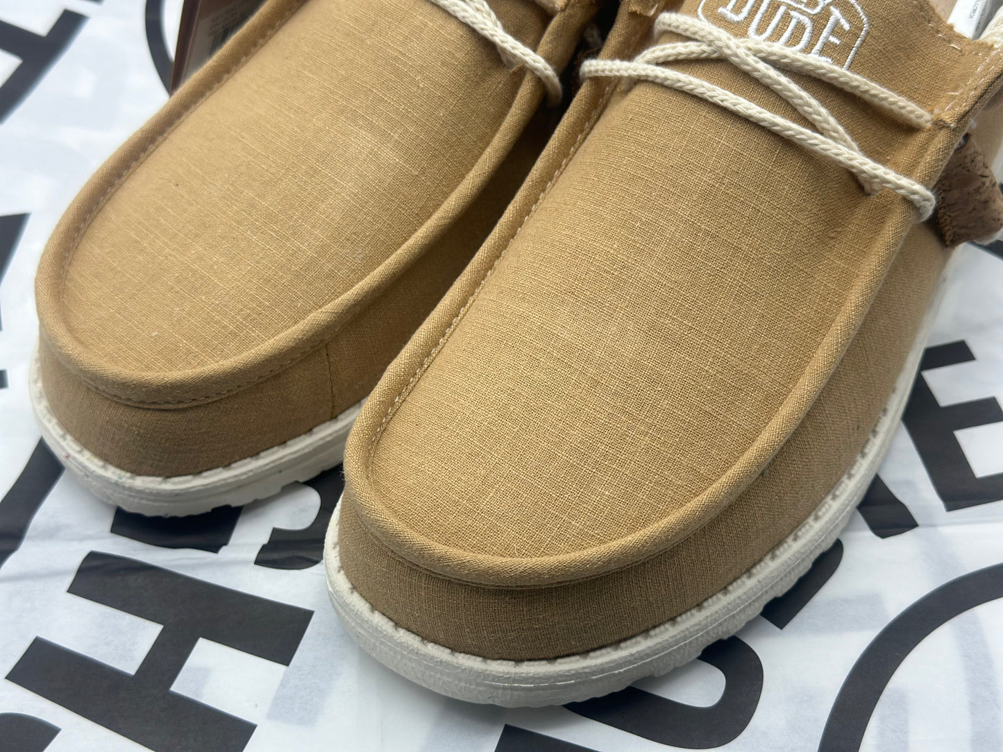 Mocassins lin NATURAL neuves et authentique tailles 43