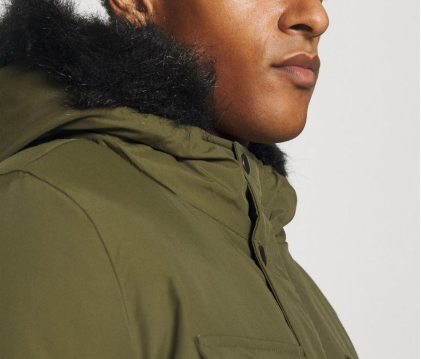 MANTEAU pour homme - Parka - kaki  neuve taille M