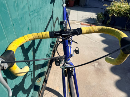Vélo de Course Vintage LOOK – Bleu/Jaune – Occasion excellent État
