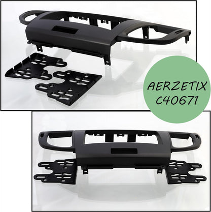 Cadre/façade/Adaptateur 2 DIN pour autoradio de Voiture - Compatible avec Honda Accord 2007-2012