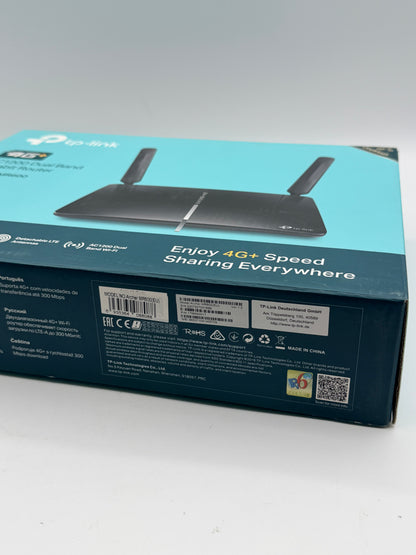 TP-LINK Archer MR600 AC1200 4G+ Cat6 Mobile Wi-Fi Router Dual Band, 4G/3G Network SIM Slot Unlocked, No Configuration required, Support Guest Network & Parental Control, UK Plug