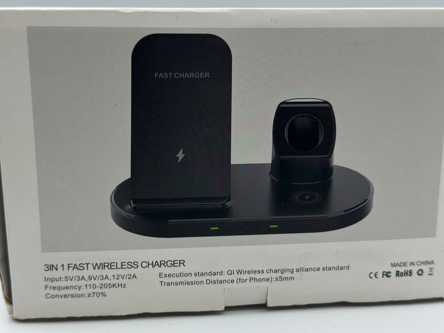 Dock de charge induction Apple 3-en-1 pour iPhone / AirPods / Apple Watch - 18W max - noir