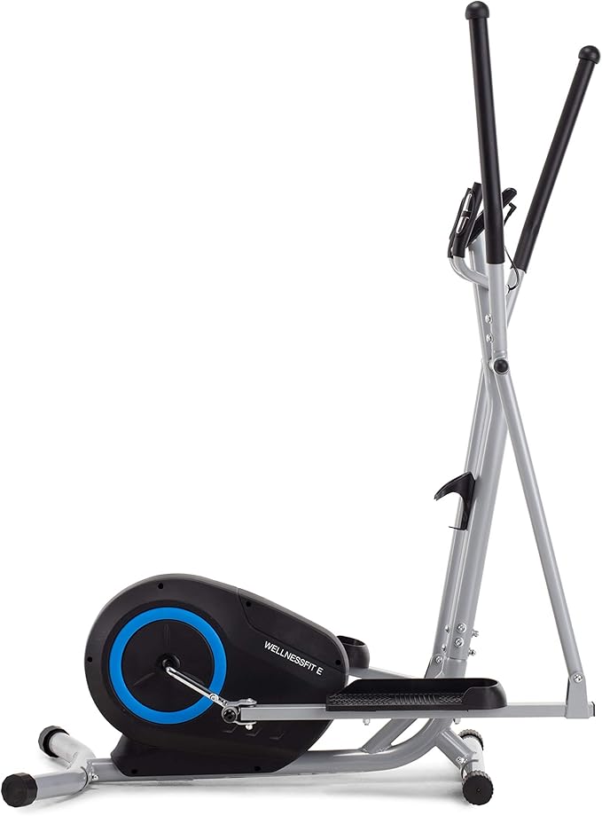 Cadence WellnessFit E Vélo elliptique unisexe, noir et bleu