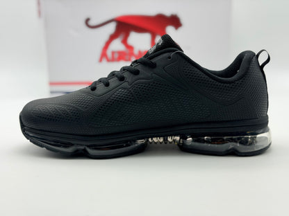 Baskets NOIR Homme motif Uni Lacets AIRNESS