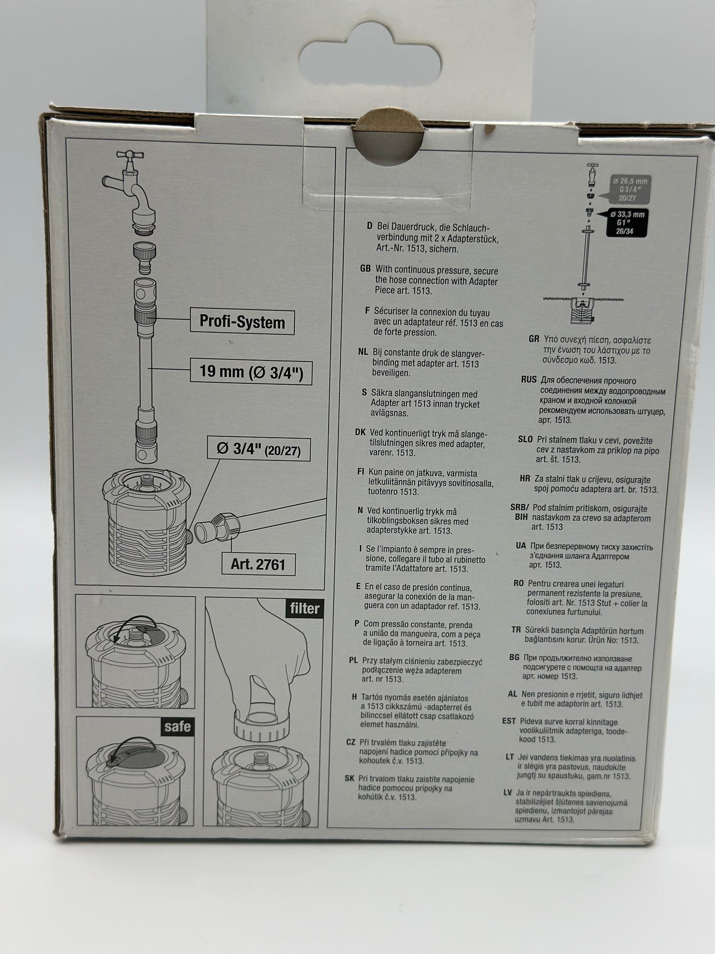 Vanne de régulation et d'arrêt Gardena