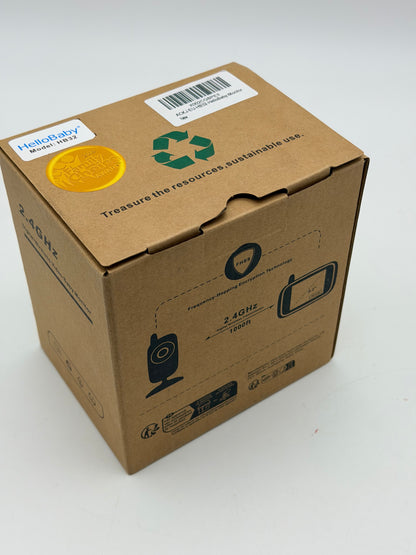 HelloBaby Babyphone HB32 Moniteur Vidéo sans Fil avec Appareil Photo Numérique, Camera Bebe Surveillance de la Température de Vision Nocturne et Système de Communication Bidirectionnelle