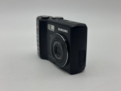 Appareil photo Compact Samsung L730 Noir compact - 7.2 MP - 3x zoom optique - flash 10 Mo - noir - Samsung