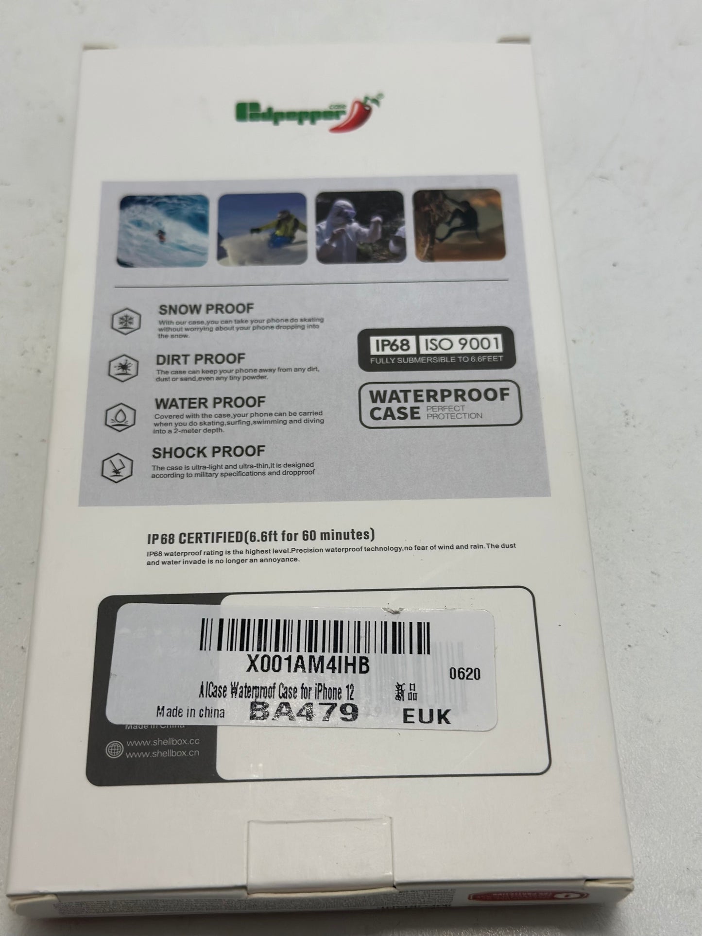 Coque Antichoc Etanche IP68 pour iPhone 12/pro