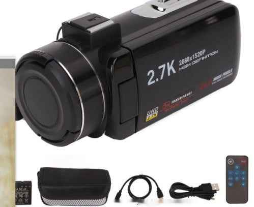 Caméra vidéo numérique version anglaise 27K HD 48 millions de pixels Caméra de voyage domestique