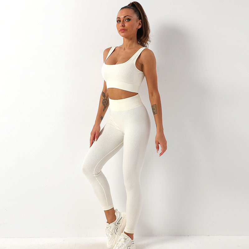 Ensemble "Infinity-Fit" – Brassière Sans Couture & Legging Taille Haute Sculptant
