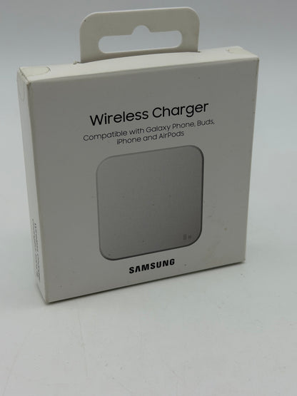 Samsung ﻿Wireless Charger Pad - Chargeur sans fil - Avec adaptateur et câble de charge - 15 Watt - Blanc