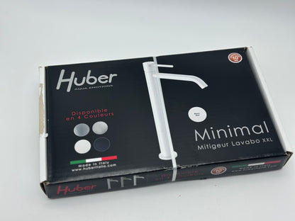Mitigeur de lavabo blanc, HUBER Minimal XL