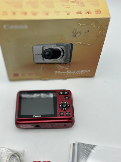 Appareil photo Canon PowerShot A800 Rouge