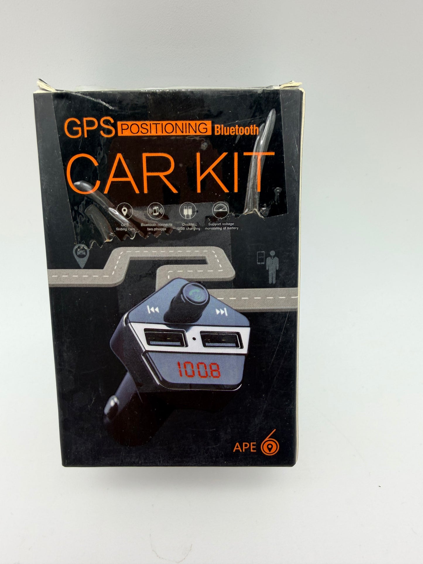 Émetteur FM Bluetooth, adaptateur radio multifonctionnel pour voiture avec double port de charge USB 5 V CC/2,5 A