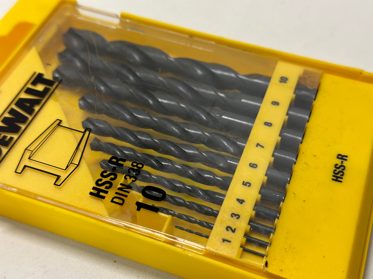 DeWalt - Série 338 HSS-R DIN Jobber Foret à métal (Lot de 10) Taille unique Multicolore