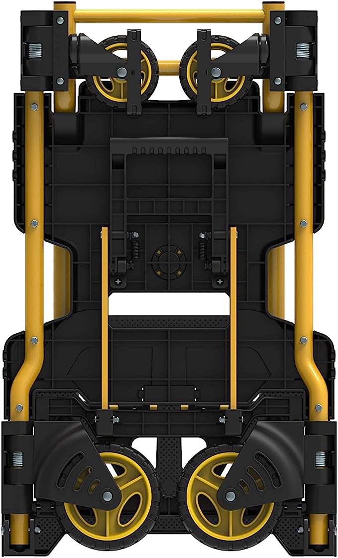 Stanley CHARIOT PLIABLE 2 EN 1, NOIR / JAUNE, Ajustable neuf