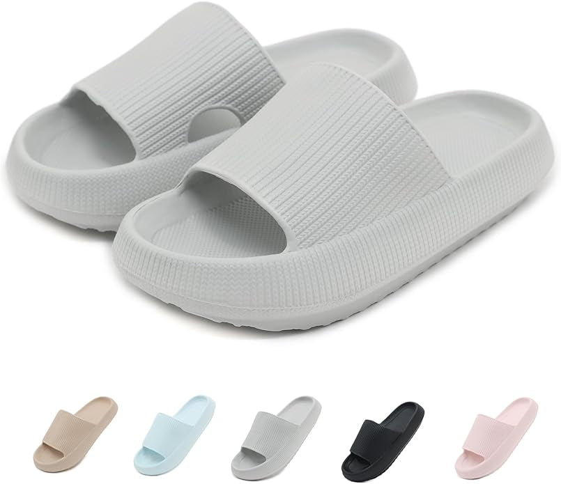 Pantoufle de Douche Femme Hommes Chaussons Antidérapants Été Maison Claquettes Léger Sandales de Piscine et Plage Séchage Rapide Slippers
