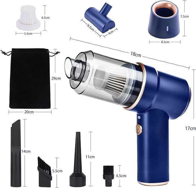 Souffleur aspirateur 2 en 1 Soufflette Air Comprimé, 9000Pa/45000RPM neuf