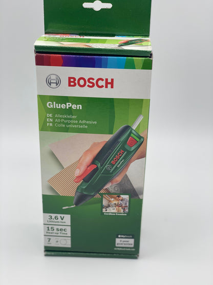 Pistolet à colle Bosch - Livré avec chargeur micro-USB + 4 bâtonnets de colle