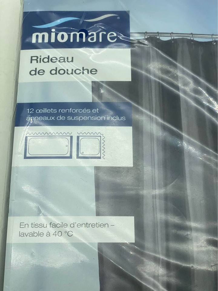 Rideau de douche en 3 couleurs Neuf