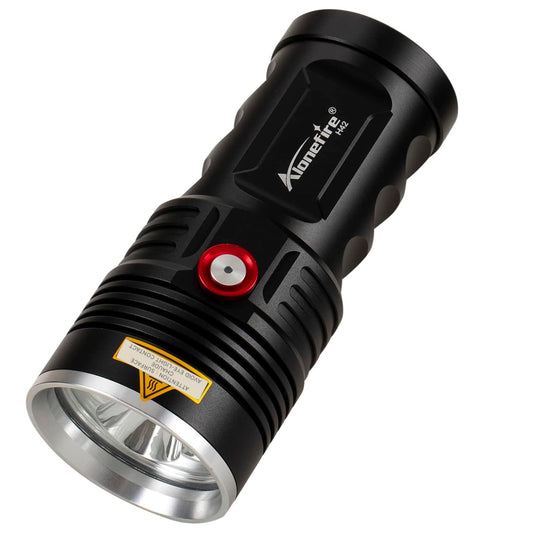 Lampe de poche tactique LED Extrême Lumineux USB Rechargeable Étanche 8000 Lumens Puissant 3PCS avec Indicateur de Charge, 4 x Batterie incluse pour la chasse en plein air Police Survie Militaire