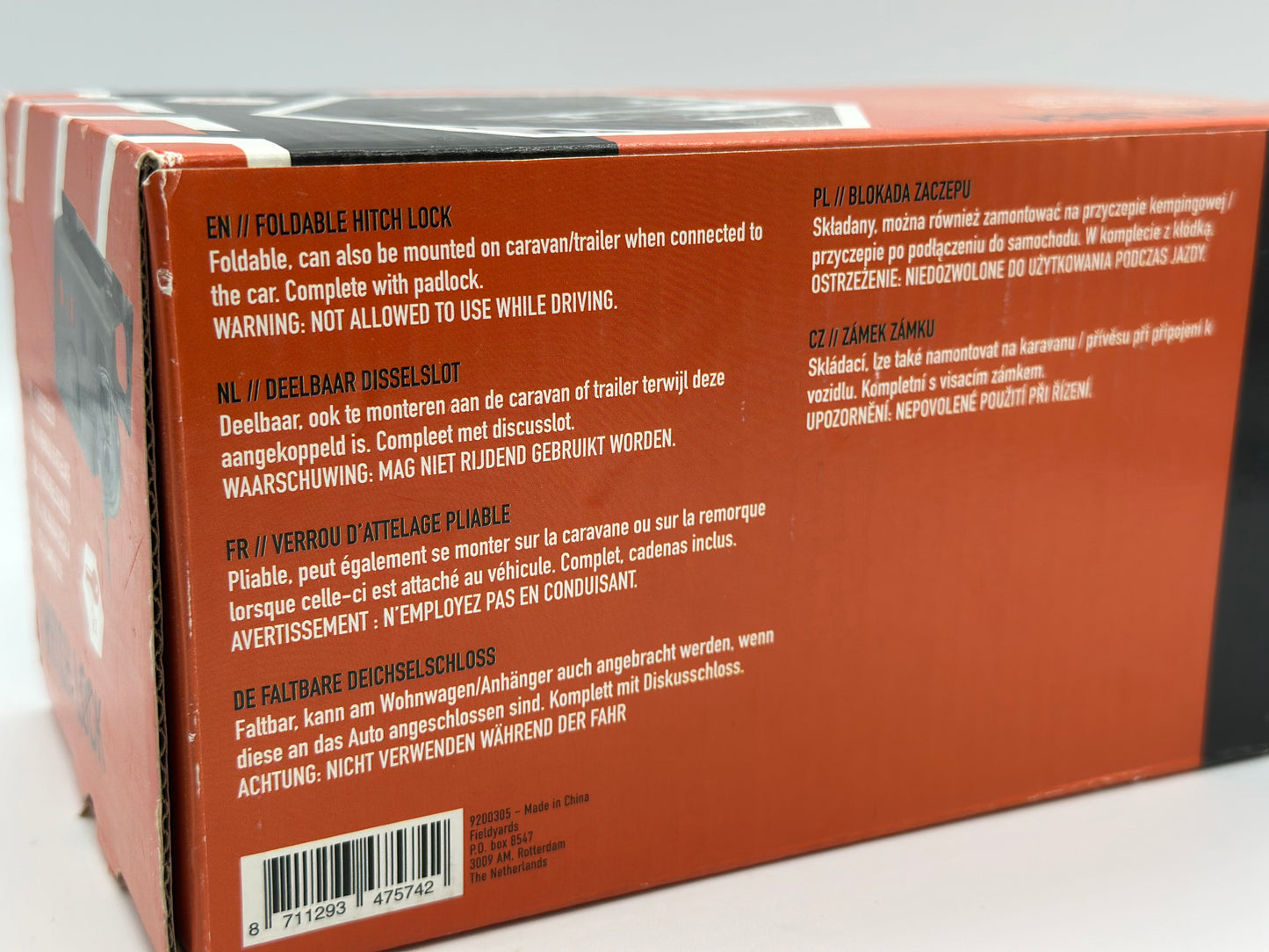 Verrou de barre d'attelage de remorque HITCH LOCK