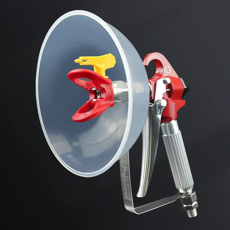 pistolet de pulvérisation de peinture sans air, coupe-vent et anti-éclaboussures, barre d'extension de 10 pouces, pulvérisateur de peinture sans air, protection de buse 517 pointe