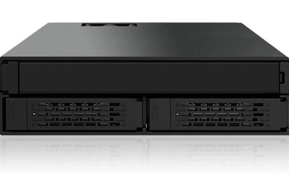RACK AMOVIBLE POUR 2 DISQUES DURS 2.5" SATA/SAS + 1 LECTEUR OPTIQUE SLIM DANS 1 BAIE 5.25" neuf