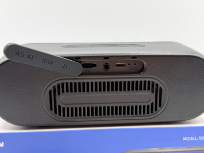 Haut-parleurs Bluetooth, haut-parleurs portables étanches avec TWS, 24 heures de lecture, son stéréo, sans fil pour la maison Douche Piscine Plage Extérieur (noir)