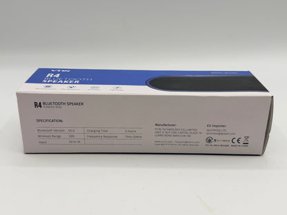 Haut-parleurs Bluetooth, haut-parleurs portables étanches avec TWS, 24 heures de lecture, son stéréo, sans fil pour la maison Douche Piscine Plage Extérieur (noir)