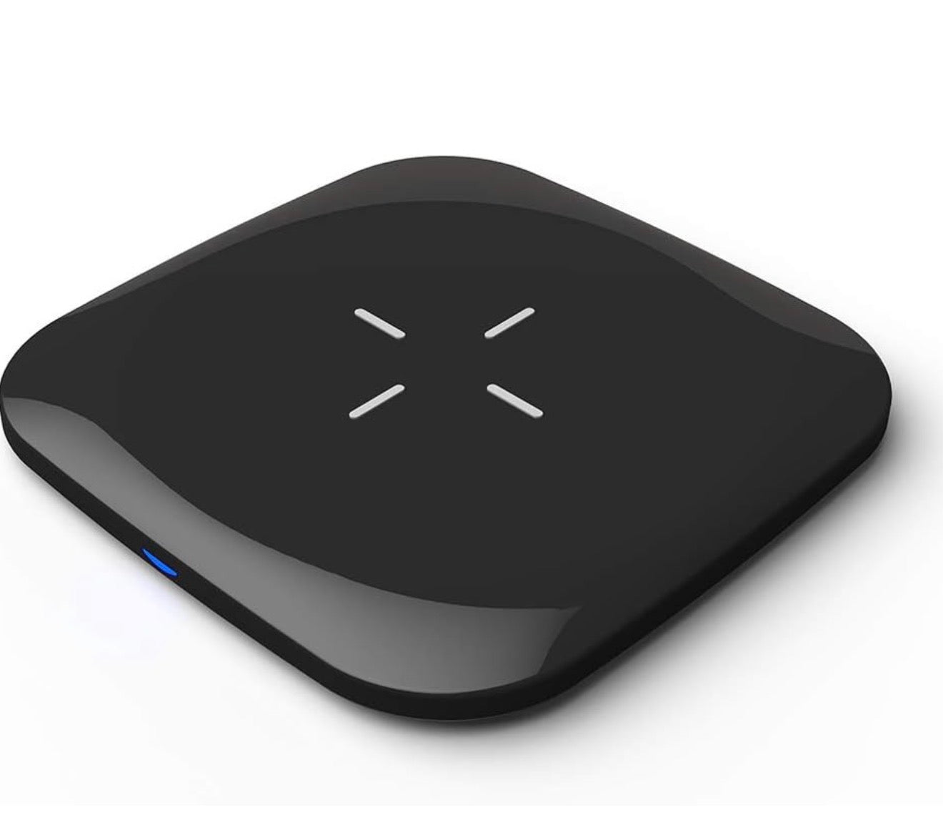 Chargeur sans fil 10W Qi Wireless Charge rapide Chargeur rapide Compatible avec X / 8 Plus/XS/XS MAX/XR, Samsung S10 /S10e /Note9 /S9 / S8 Plus /S8-Noir