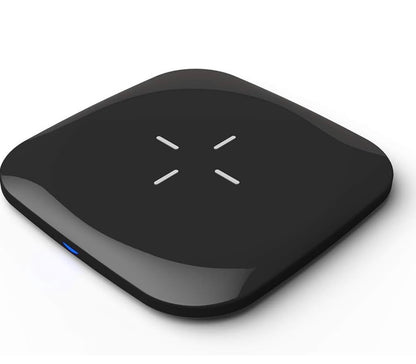 Chargeur sans fil 10W Qi Wireless Charge rapide Chargeur rapide Compatible avec X / 8 Plus/XS/XS MAX/XR, Samsung S10 /S10e /Note9 /S9 / S8 Plus /S8-Noir