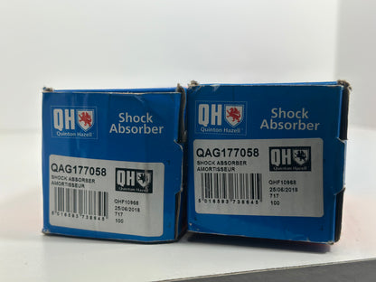 2 Amortisseurs QUINTON HAZELL QAG177058
Pression de gaz, bitube, jambe de force, axe supérieur, œillet inférieur