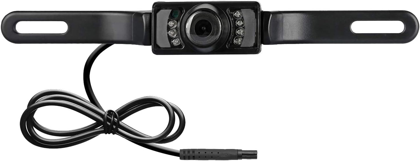 Podofo Caméra de Recul avec 4.3 Pouces LCD Miroir Moniteur Assistance de Recul