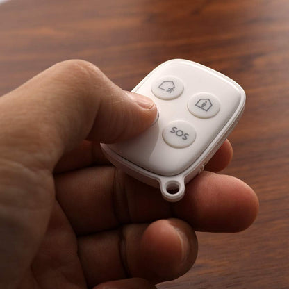 Linkind Kit d'alarme facile à contrôler, téléphone portable (App), 1 Keyfob, 1 détecteur de mouvement, 2 capteurs de porte/fenêtre, système d'alarme complet