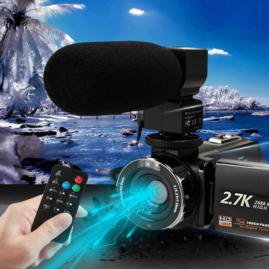 Caméra vidéo numérique version anglaise 27K HD 48 millions de pixels Caméra de voyage domestique